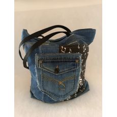 Kabelka jeans spisovka