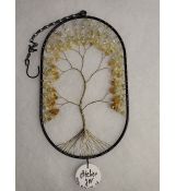 Strom života, drátovaný-opál