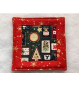 Podšálky vánoční