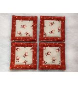 Podšálky vánoční