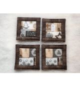 Podšálky vánoční