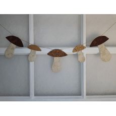 Girlanda sušené houby