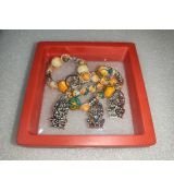 Sada náramek a náušnice Ganéša