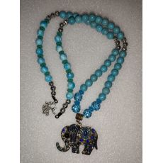 Náhrdelník - korále slon