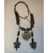 Náhrdelník-korále srdce