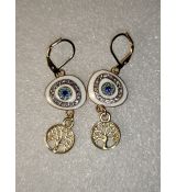 Náušnice strom života zlatý