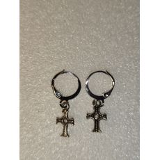 Náušnice kříž