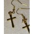 Náušnice kříž